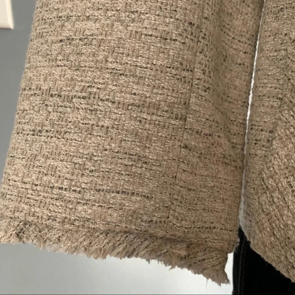 Classiques Entier Fringe Tweed Open Front Blazer - Picture 9 of 13